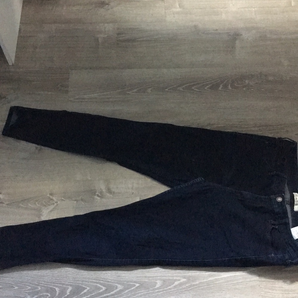 highwaisted baby blue hollister jeans